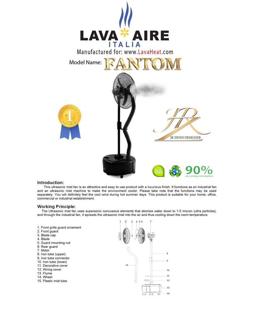 Lava Aire Fantom user guide