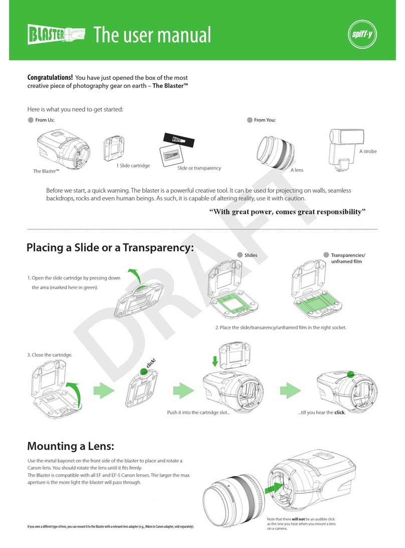 spiffy The Blaster user manual