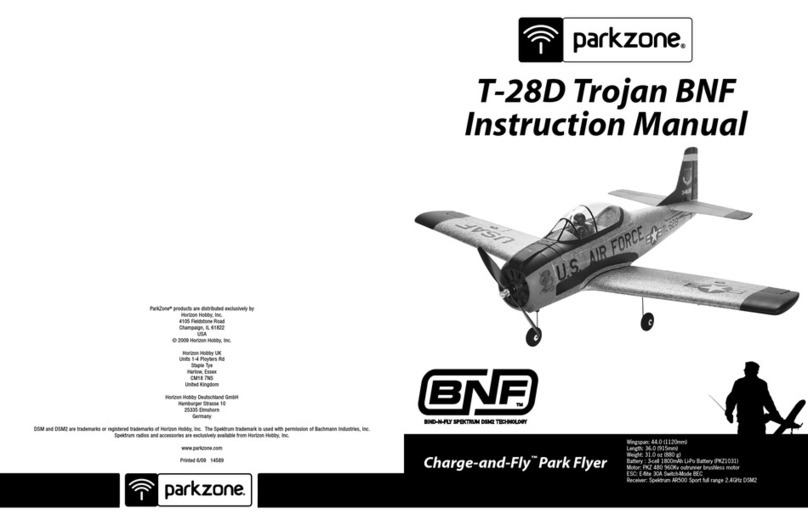 PARKZONE T-28D Trojan BNF User manual