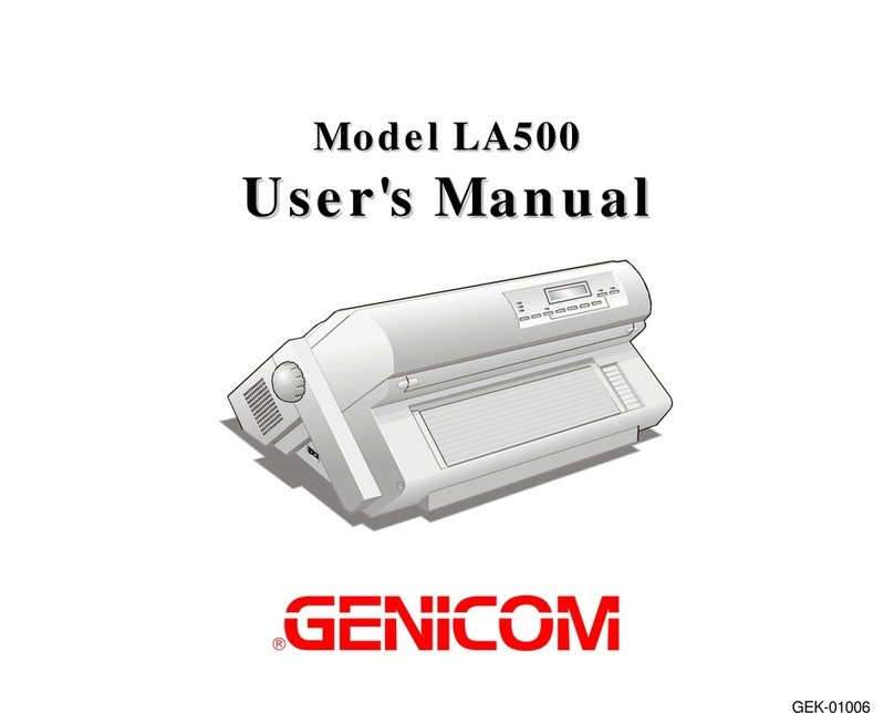 Genicom LA500 User manual