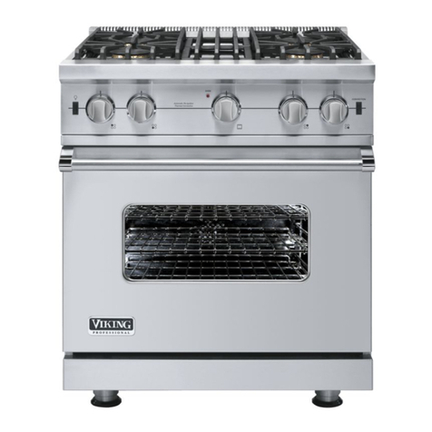 Viking Professional Freestanding Gas Self-Clean Sealed Burner... Use & care manual
