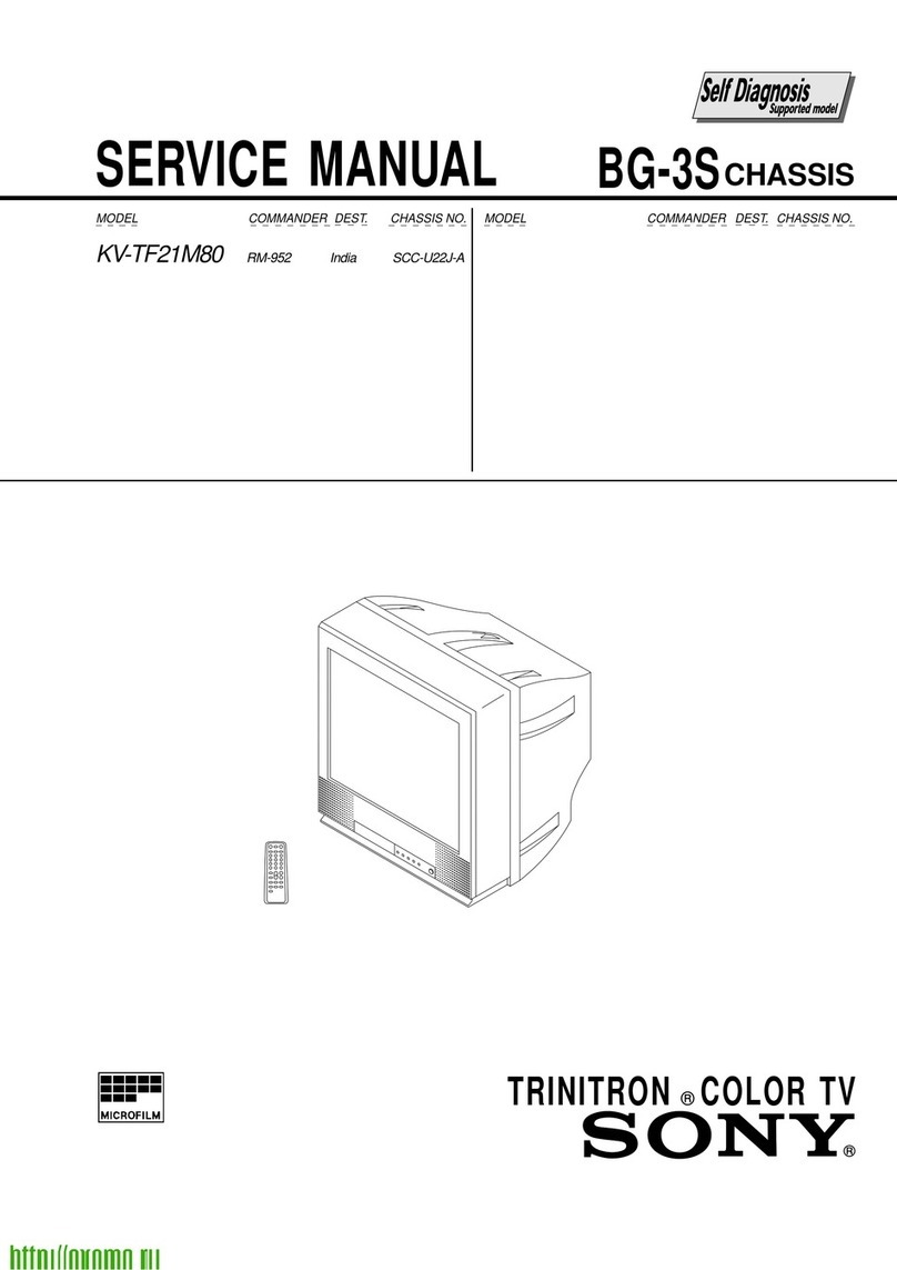 Sony Trinitron KV-TF21M80 User manual