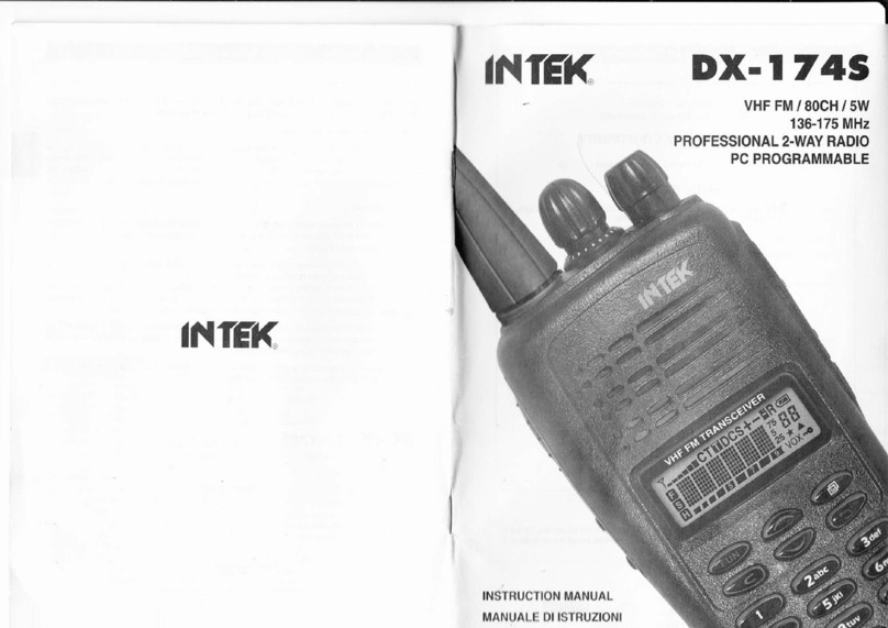 Intek DX-174S Manuale di istruzioni