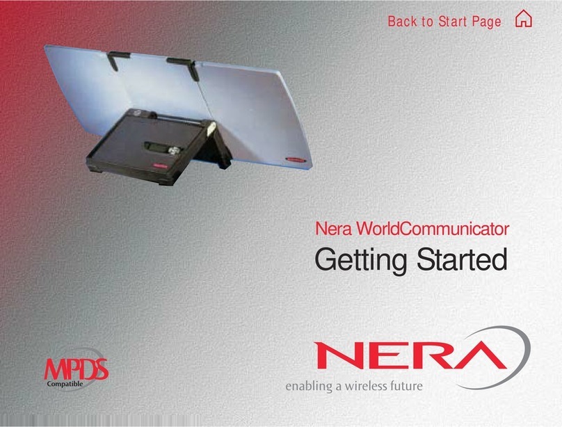 Nera WorldCommunicator User manual Nera WorldCommunicator User manual