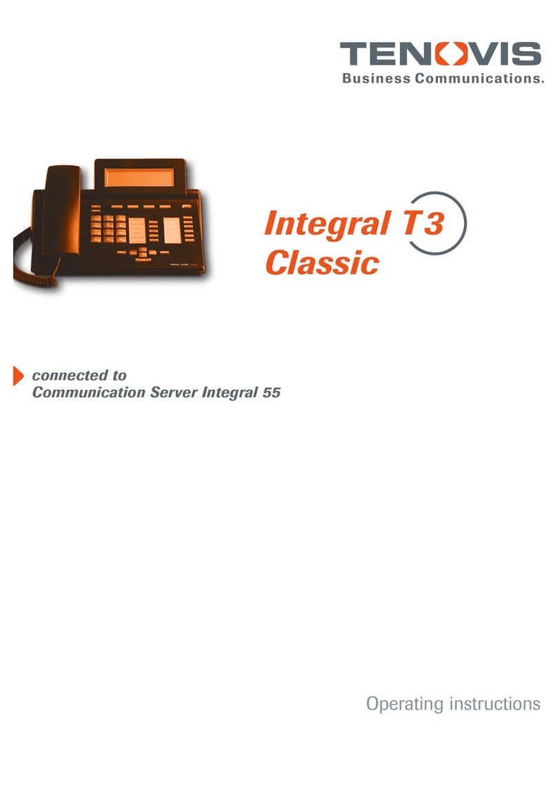 Tenovis Integral T3 Classic operating instructions