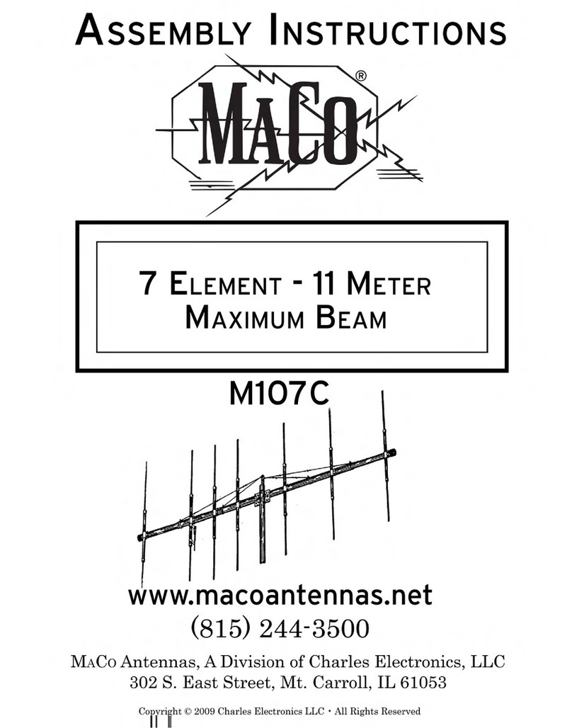 Maco Antennas M107C User manual