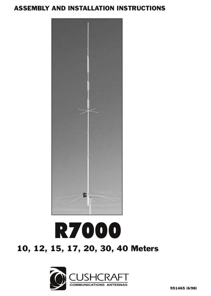 CUSHCRAFT R7000 Assembly and installation instructions CUSHCRAFT R7000 Assembly and installation instructions
