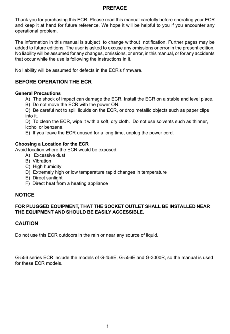 JCM G-456E owner's manual