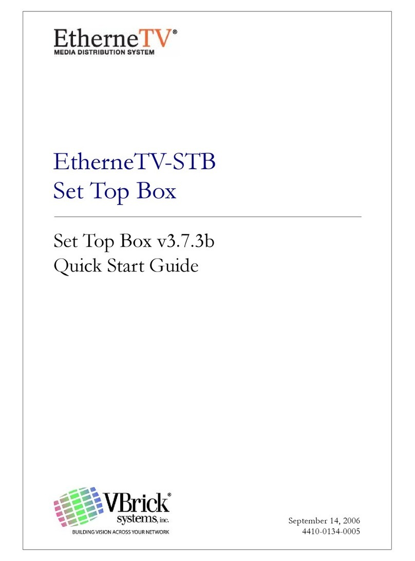 VBrick EtherneTV-STB quick start guide