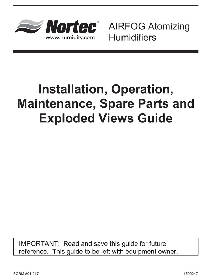 nor-tec AIRFOG Installation & operation