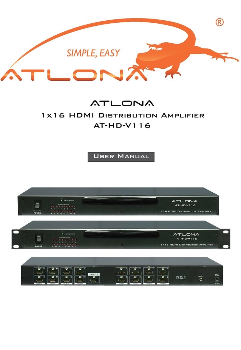 Atlona AT-HD-V116 user manual