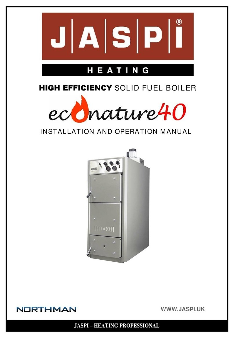 Jaspi Econature40 Installation and operation manual