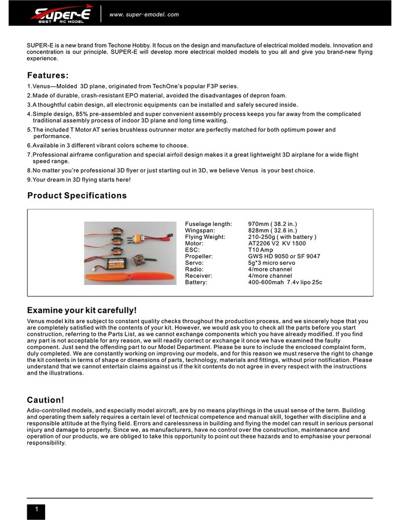 Super-E Venus 3D PRO user guide