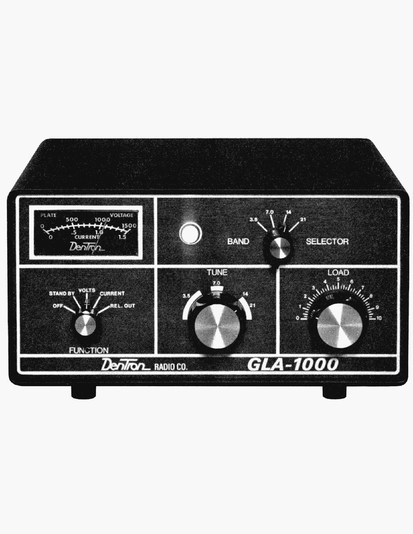 Dentron GLA-1000 user guide