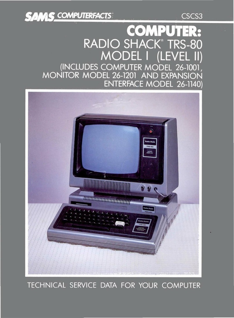Radio Shack TRS-80 User manual Radio Shack TRS-80 User manual