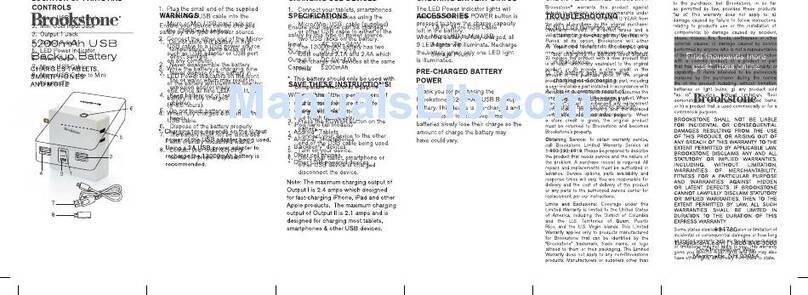 Brookstone 881730 User manual