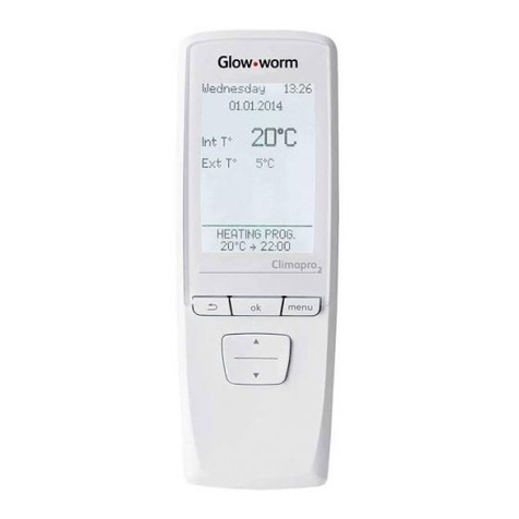 Glowworm Climapro2 RF User manual