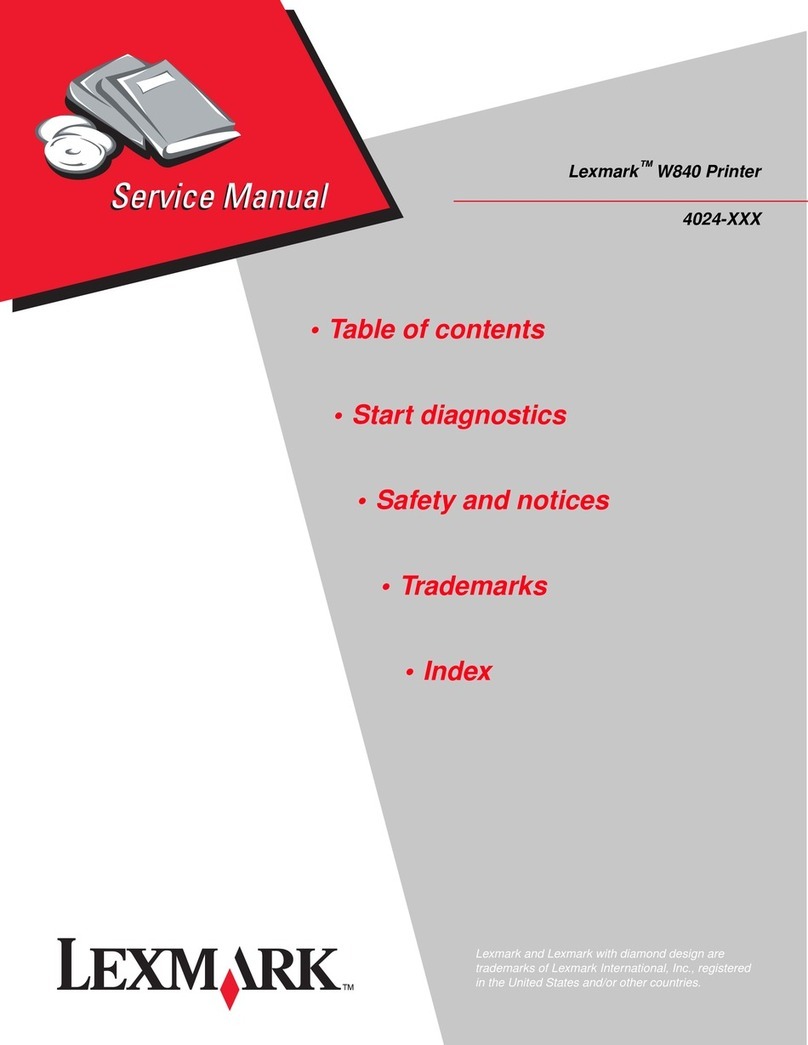 Lexmark W840 User manual