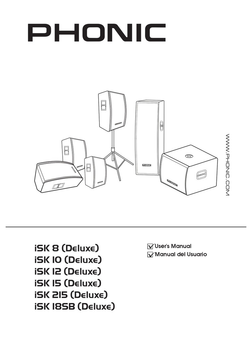 Phonic iSK 8 (Deluxe) user manual