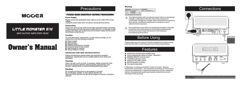 Mooer Little Monster BM owner's manual