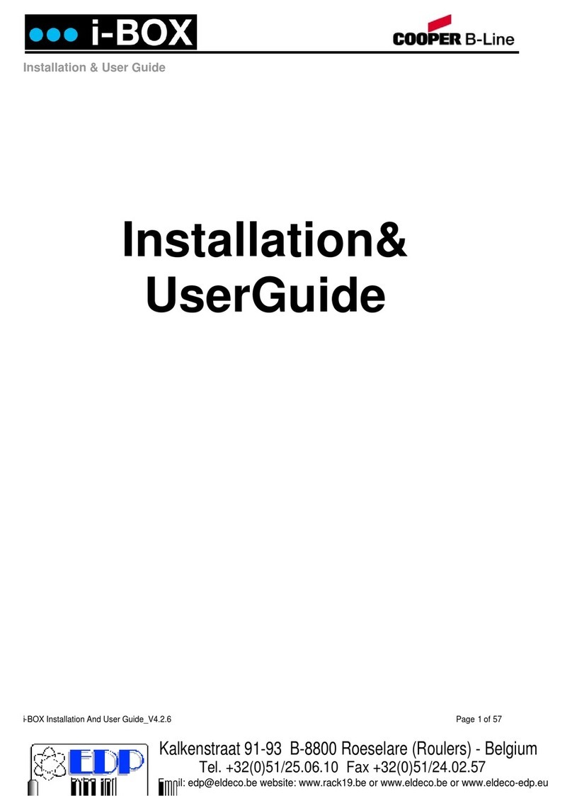 EDP i-BOX Installation & user guide EDP i-BOX Installation & user guide