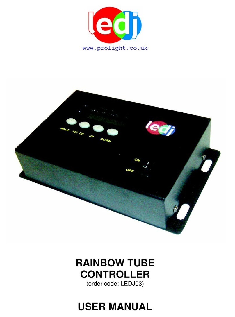 PRO Light LEDJ user manual PRO Light LEDJ user manual