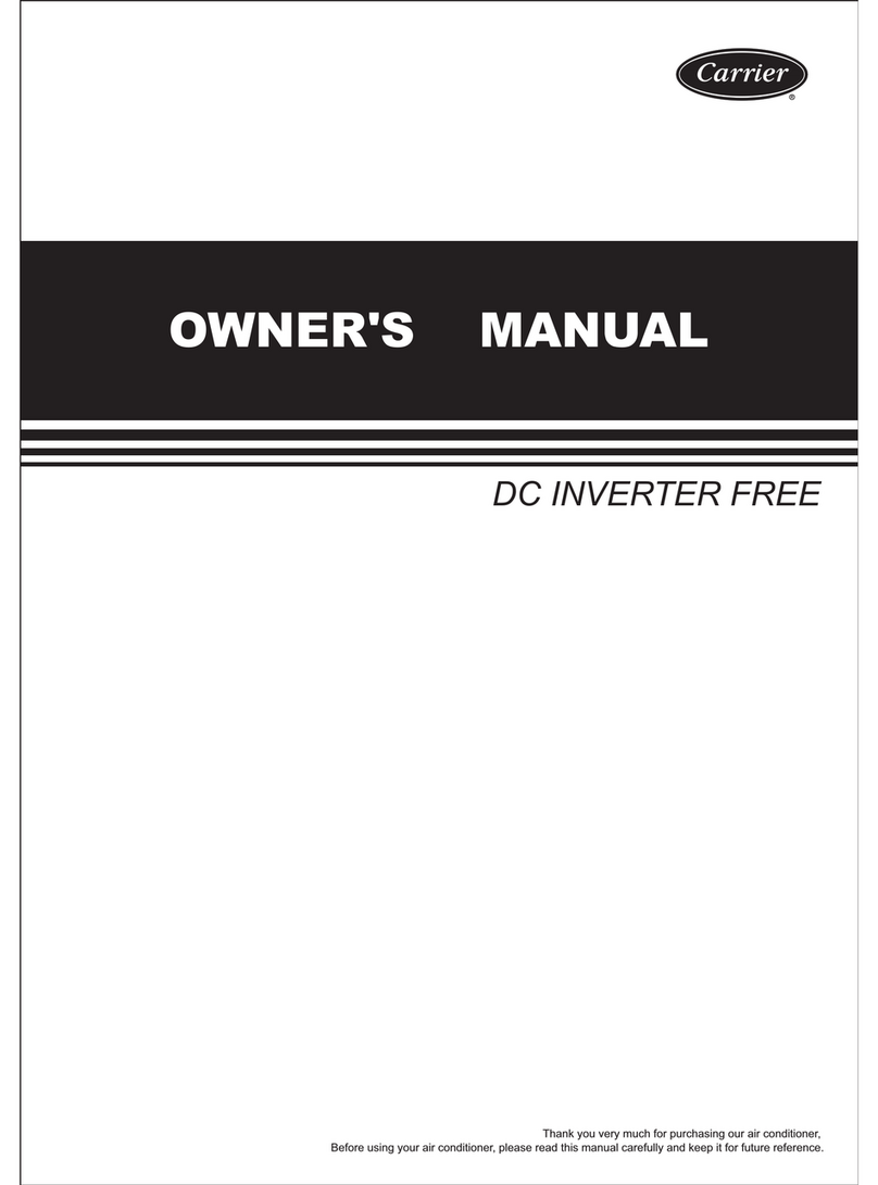 Carrier DC INVERTER FREE User manual