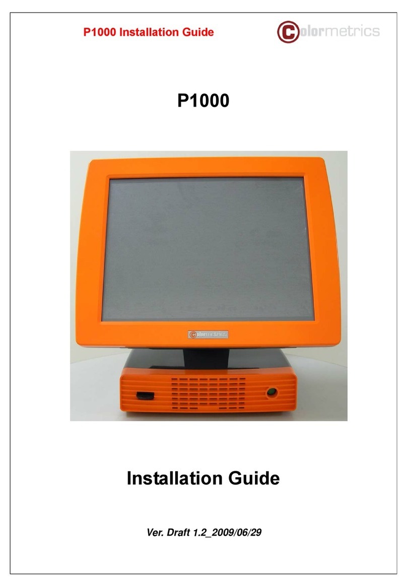 Colormetrics P1000 installation guide