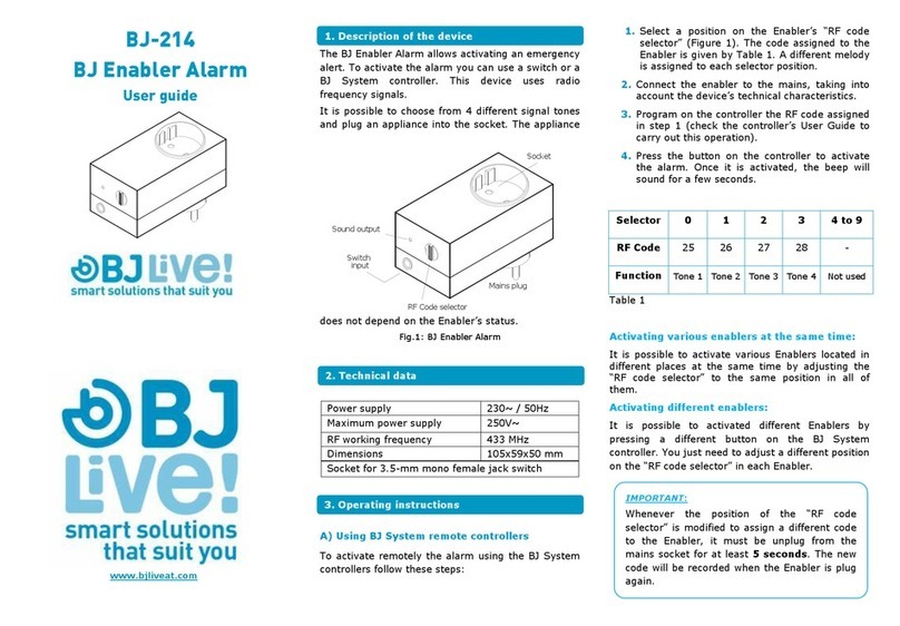 BJ Live BJ-214 user guide