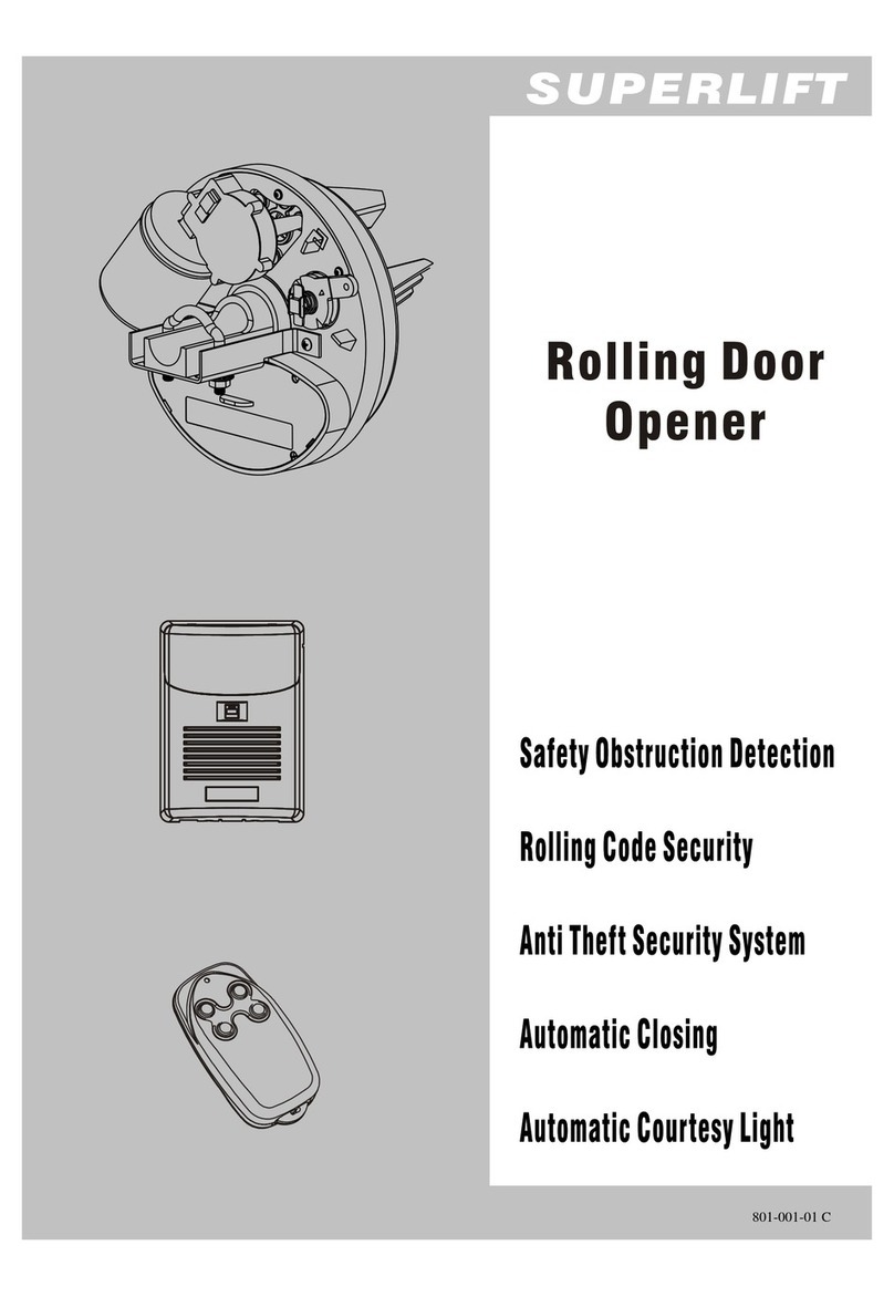 Superlift RDO1 C instruction manual