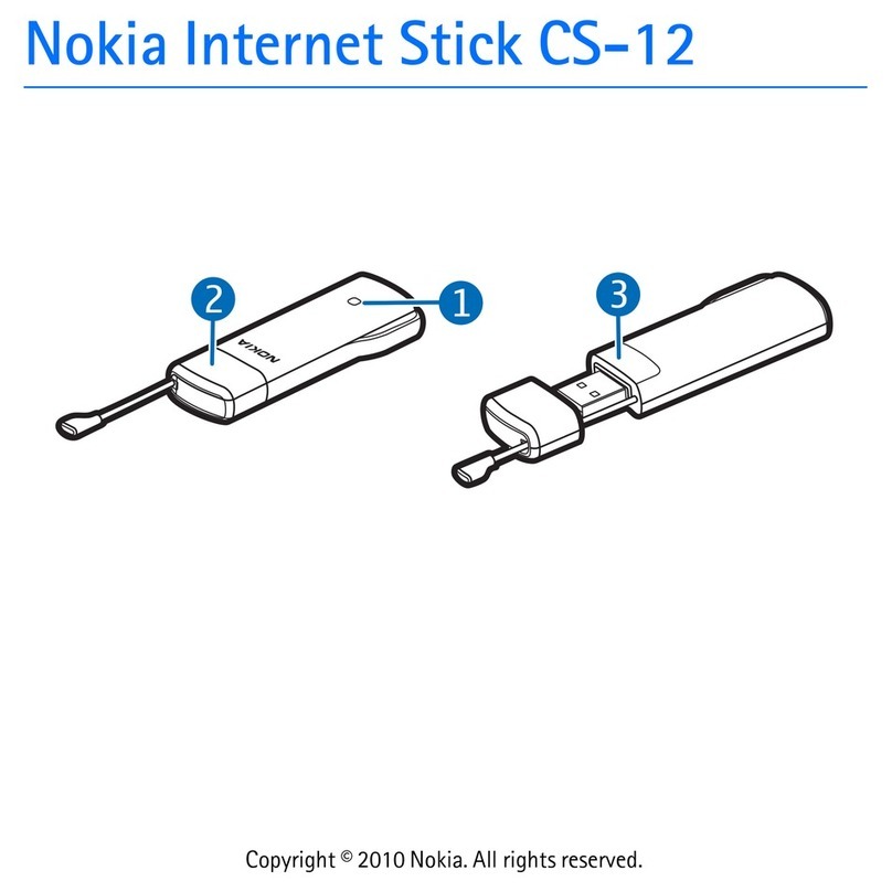 Nokia CS-12 user manual