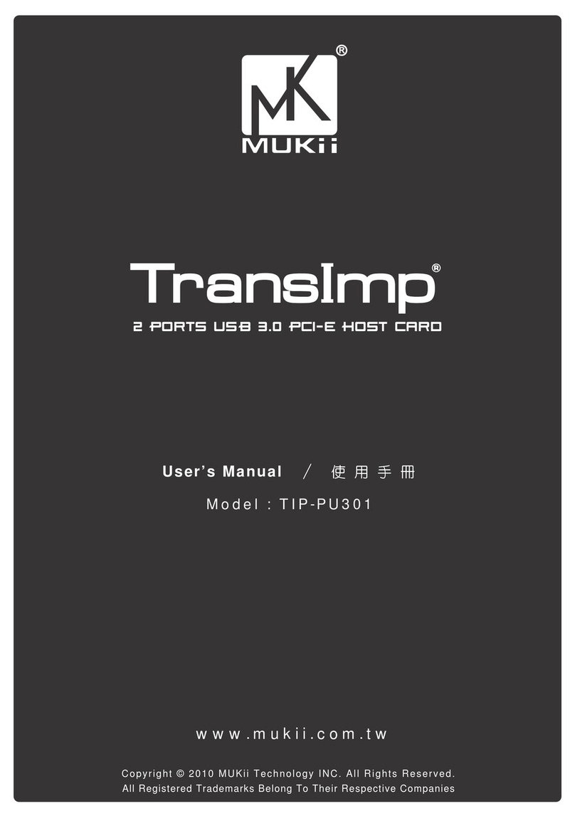 MUKii TransImp TIP-PU301 user manual