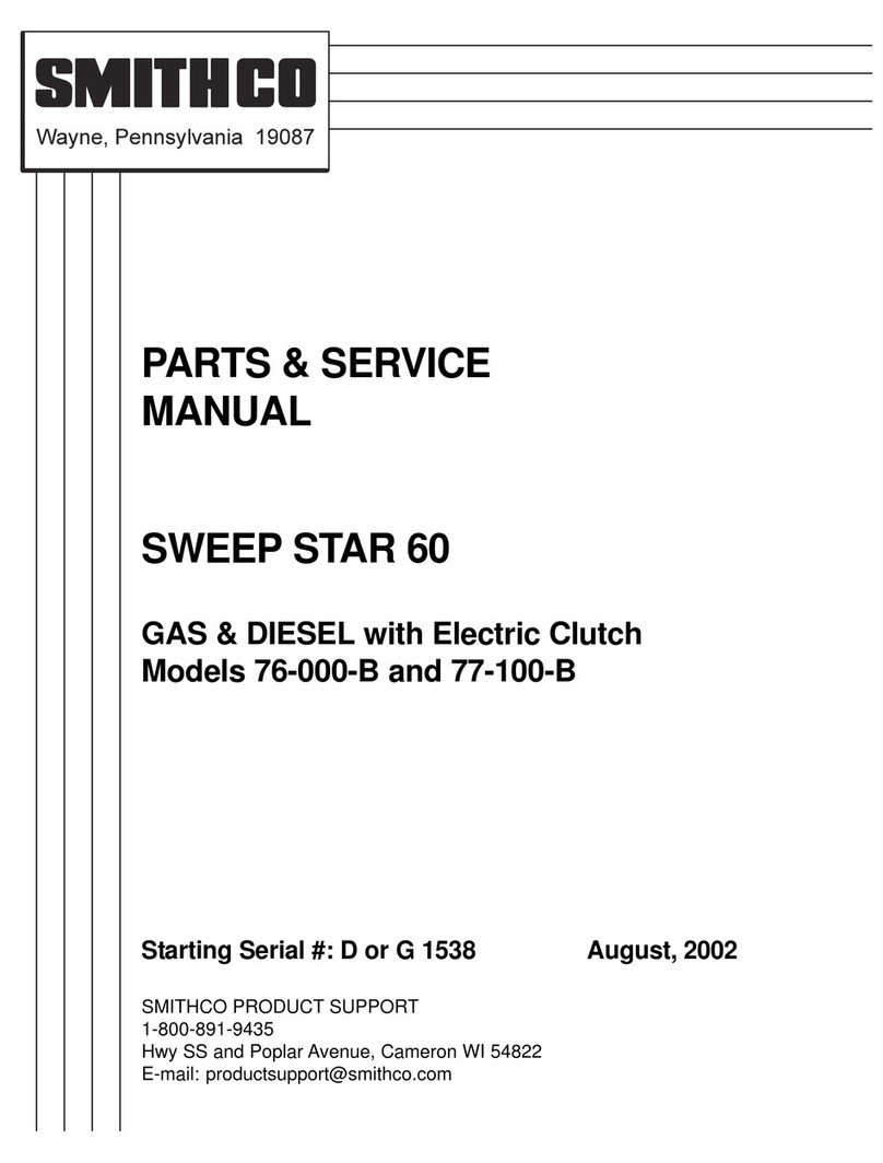Smithco Sweep Star 60 Service manual
