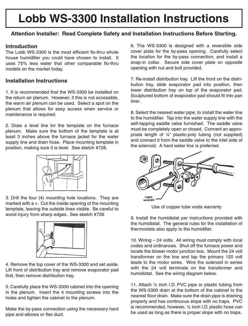 Lobb WS-3300 installation instructions