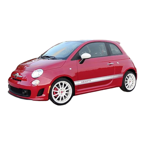 Fiat 2013 500 ABARTH User manual Fiat 2013 500 ABARTH User manual