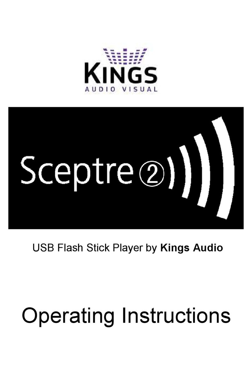 Kings Audio Sceptre2 operating instructions