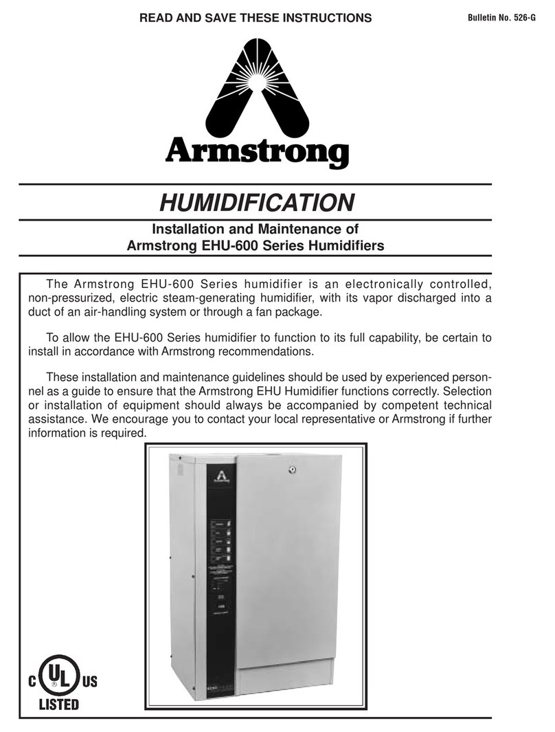 Armstrong EHU-600 Installation and Maintenance