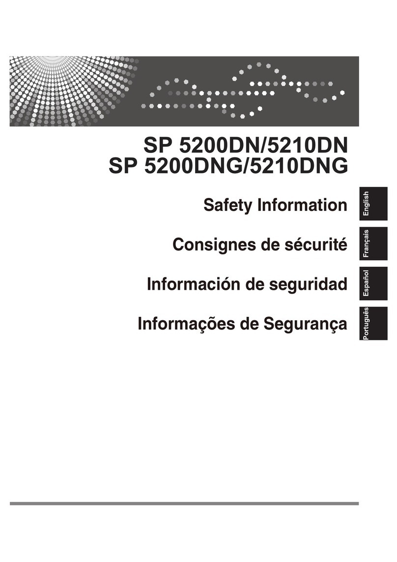 Ricoh Aficio SP 5200DN User manual