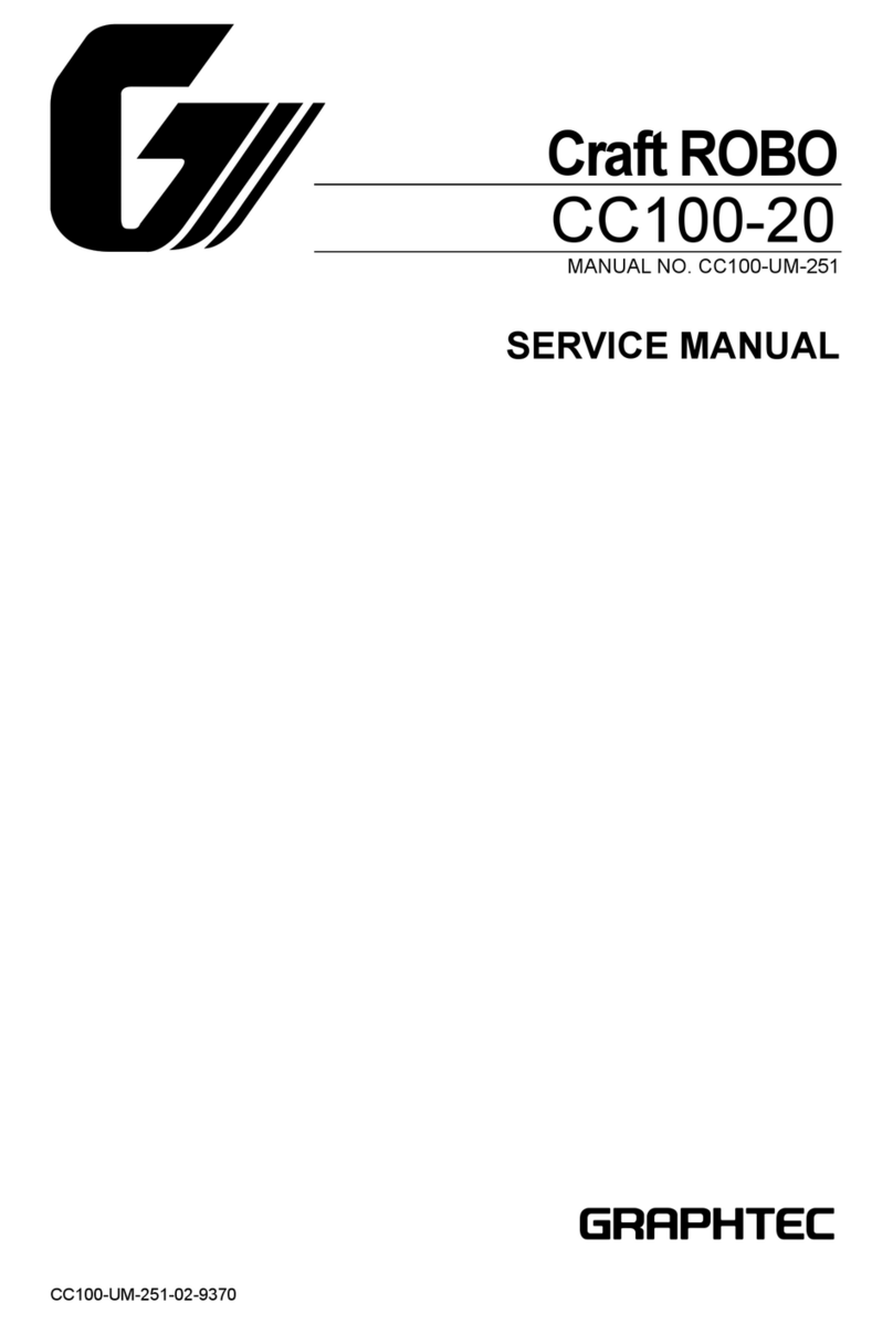 GRAPHTEC Craft ROBO CC100-20 User manual