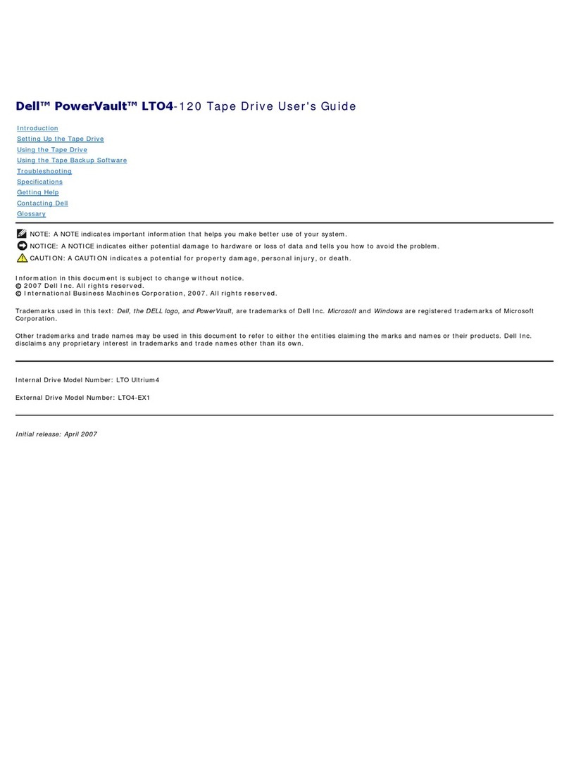 Dell PowerVault LTO4-120 user guide
