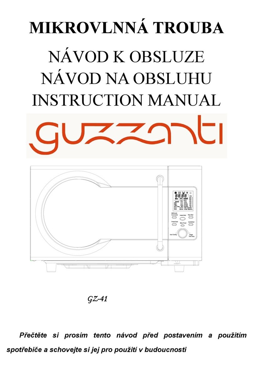 Guzzanti XB2625BG instruction manual