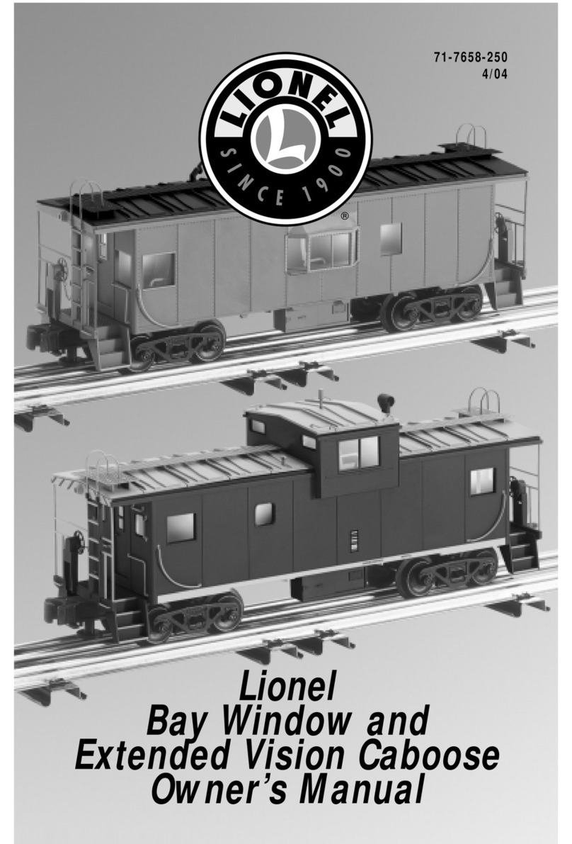 Lionel Bay Window owner's manual