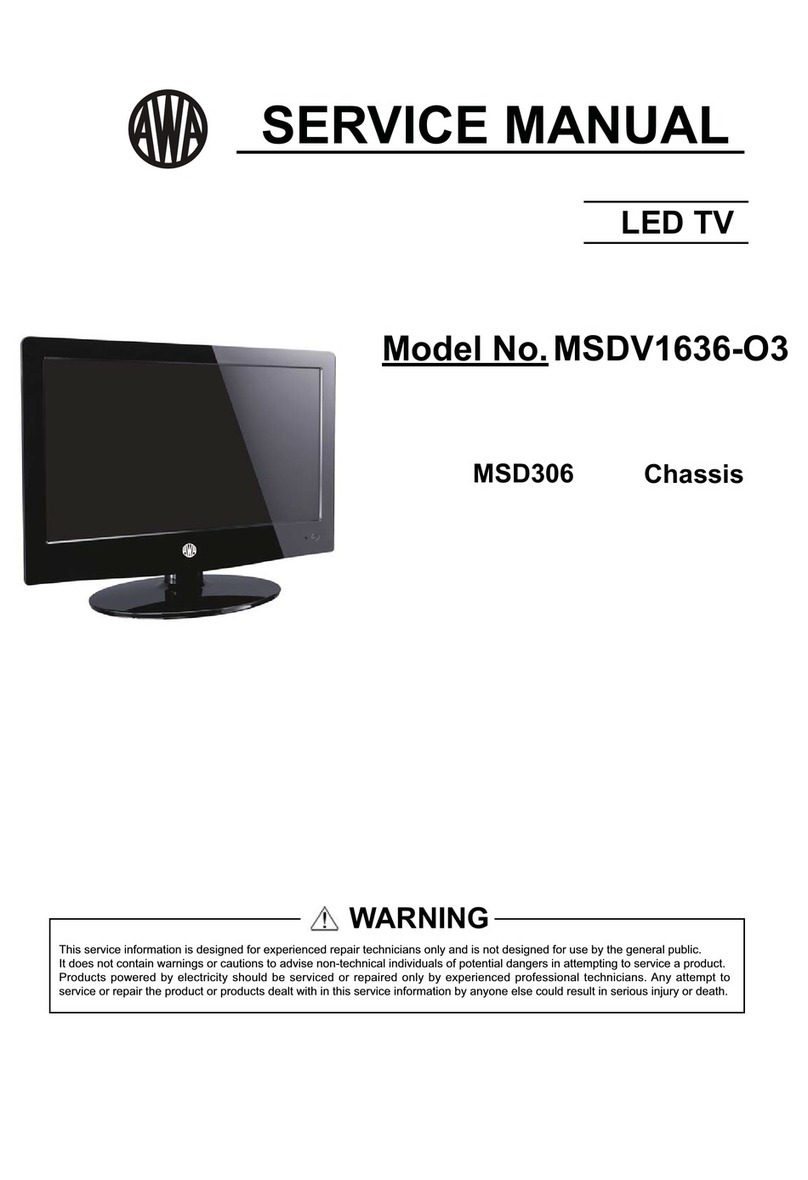 AWA MSDV1636-O3 Service manual