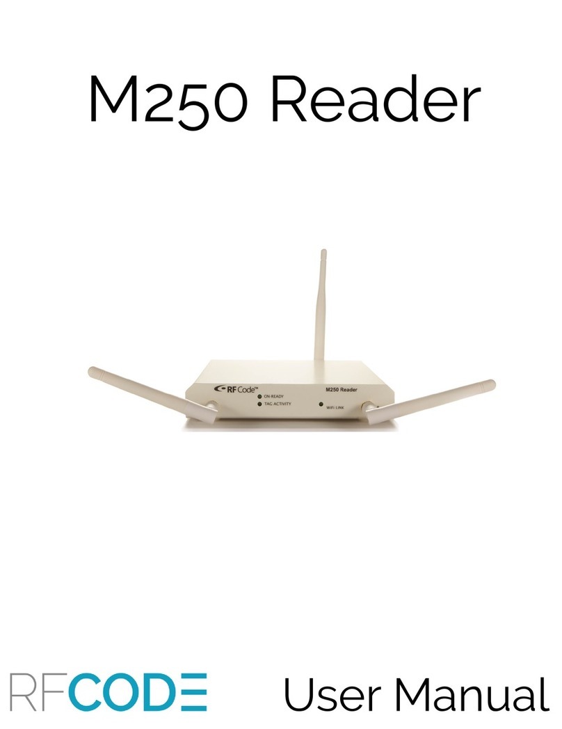 RF Code M250 Reader user manual