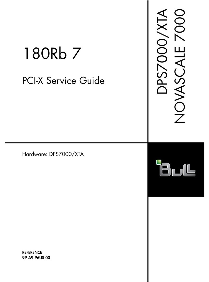 Bull DPS7000/XTANOVASCALE 7000 180Rb 7 Service guide
