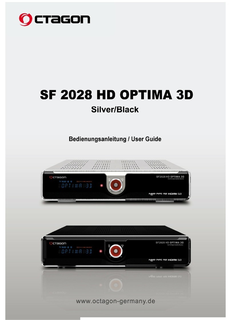 Octagon SF 2028 HD OPTIMA 3D user guide