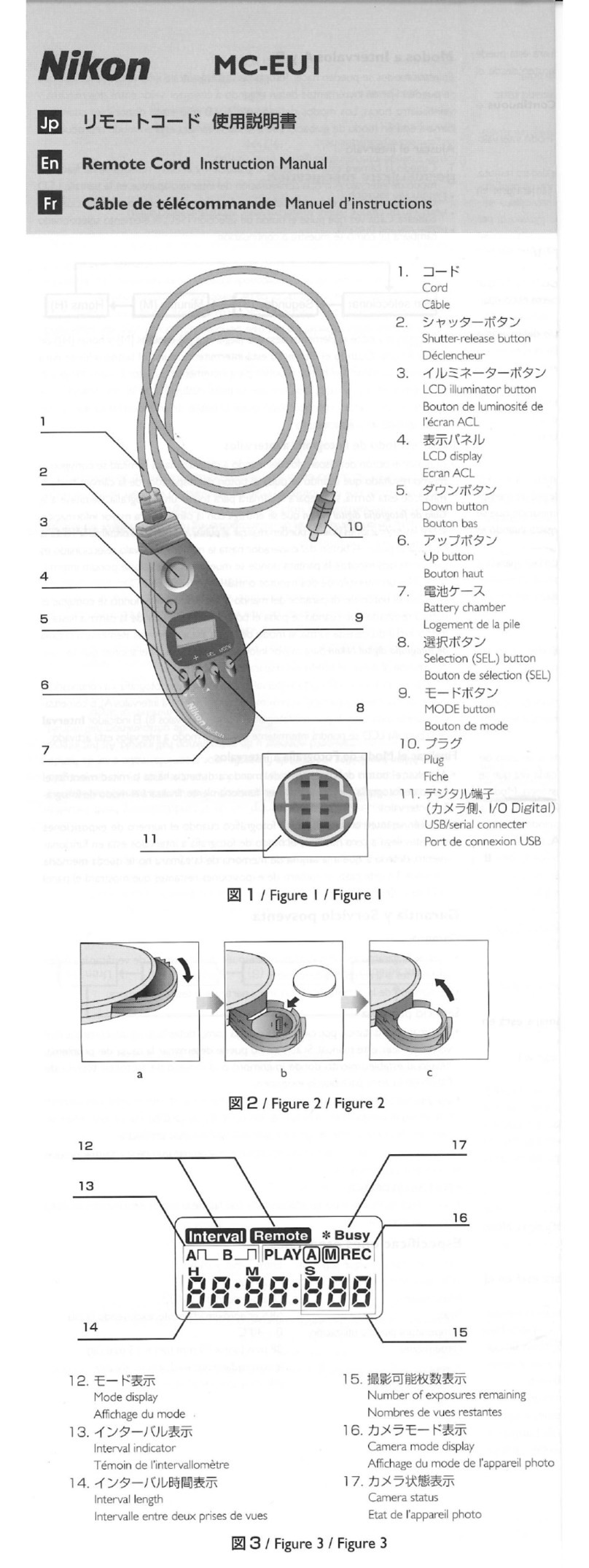 Nikon MC-EUI User manual