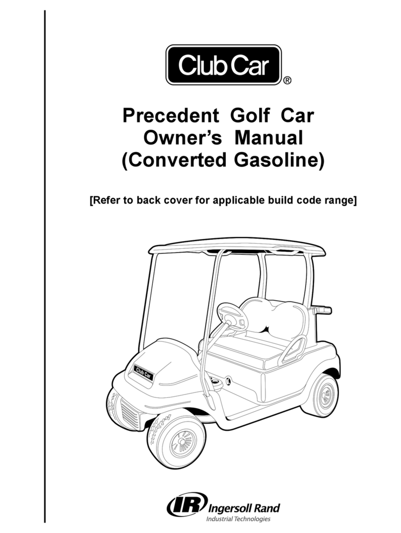 Club Car Precedent owner's manual