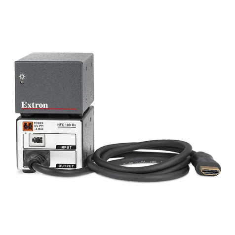 Extron electronics HFX 100 Tx User manual