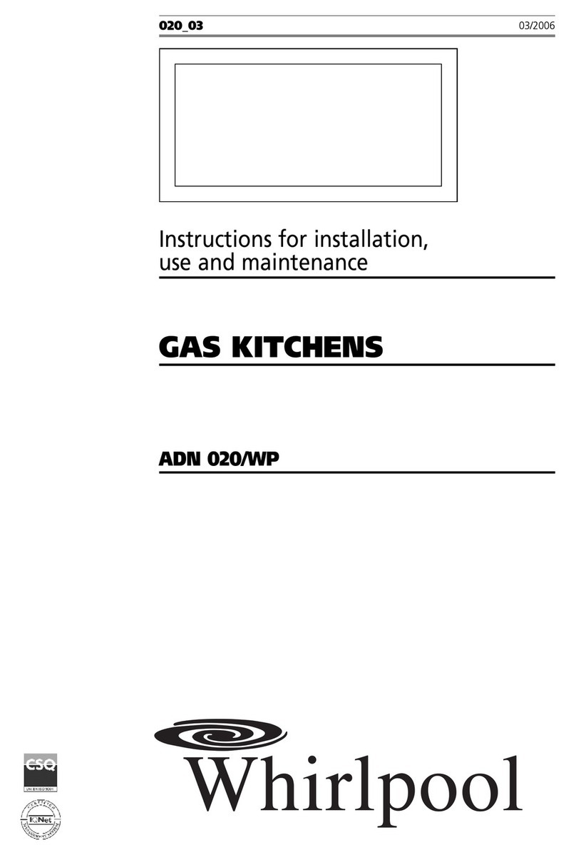 Whirlpool ADN 020/WP Instructions for installation, use and maintenance
